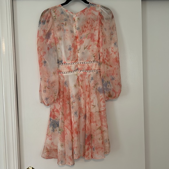 Beulah Size Small Chiffon Long Sleeve Dress - Picture 3 of 3